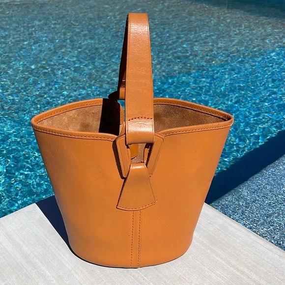 Norris Leather Bucket Bag - Picture 4 of 10